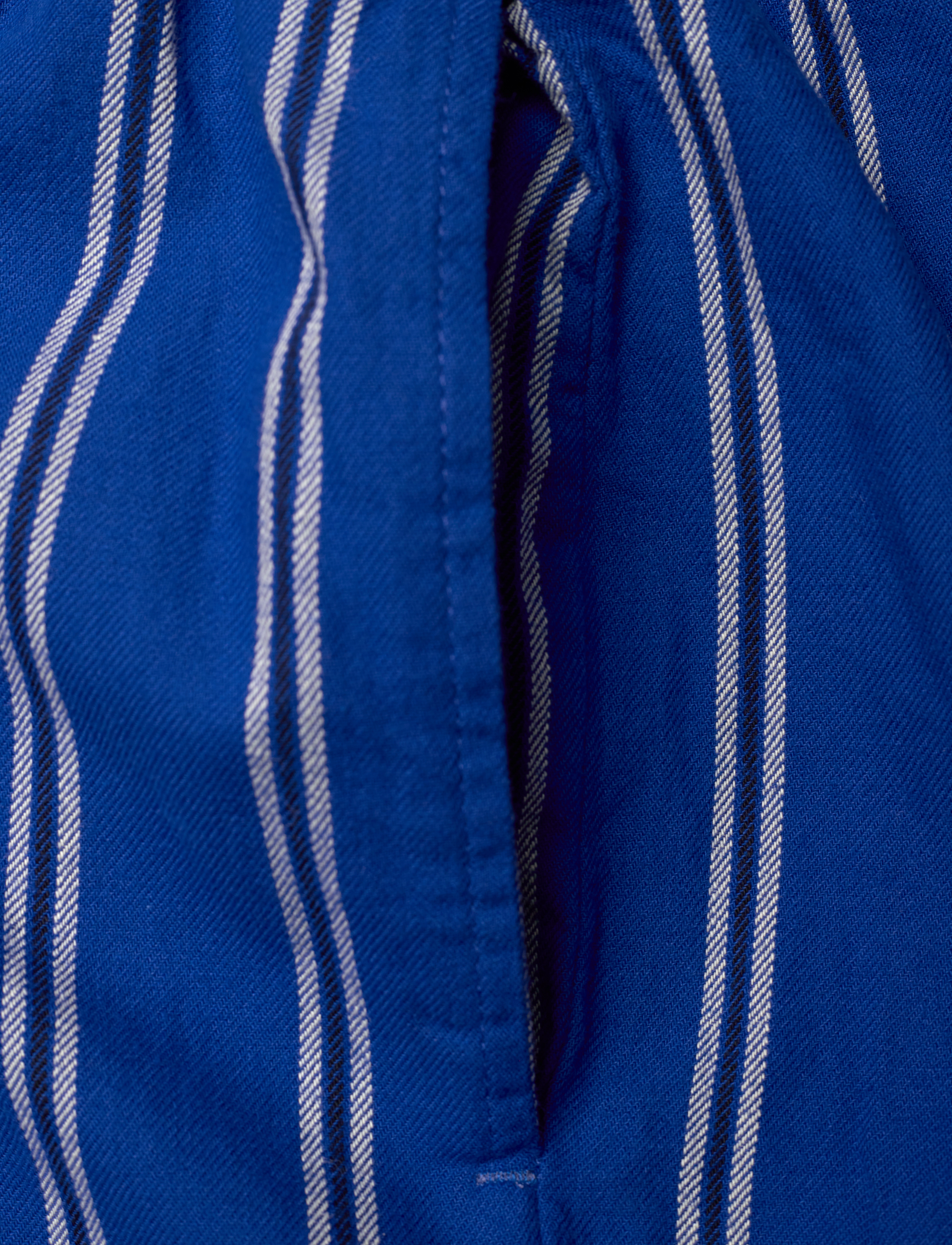 H2O Fagerholt - Holiday Pants - natbukser - black/blue stripe - 3