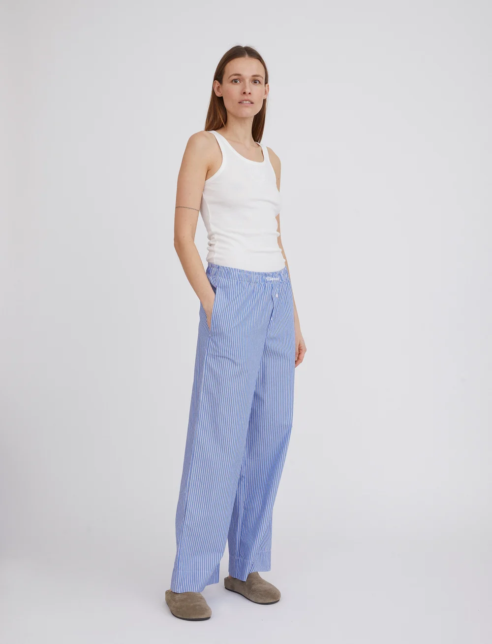 H2O Fagerholt - Holiday Pants - pyjamasbyxor - blue stripe - 0
