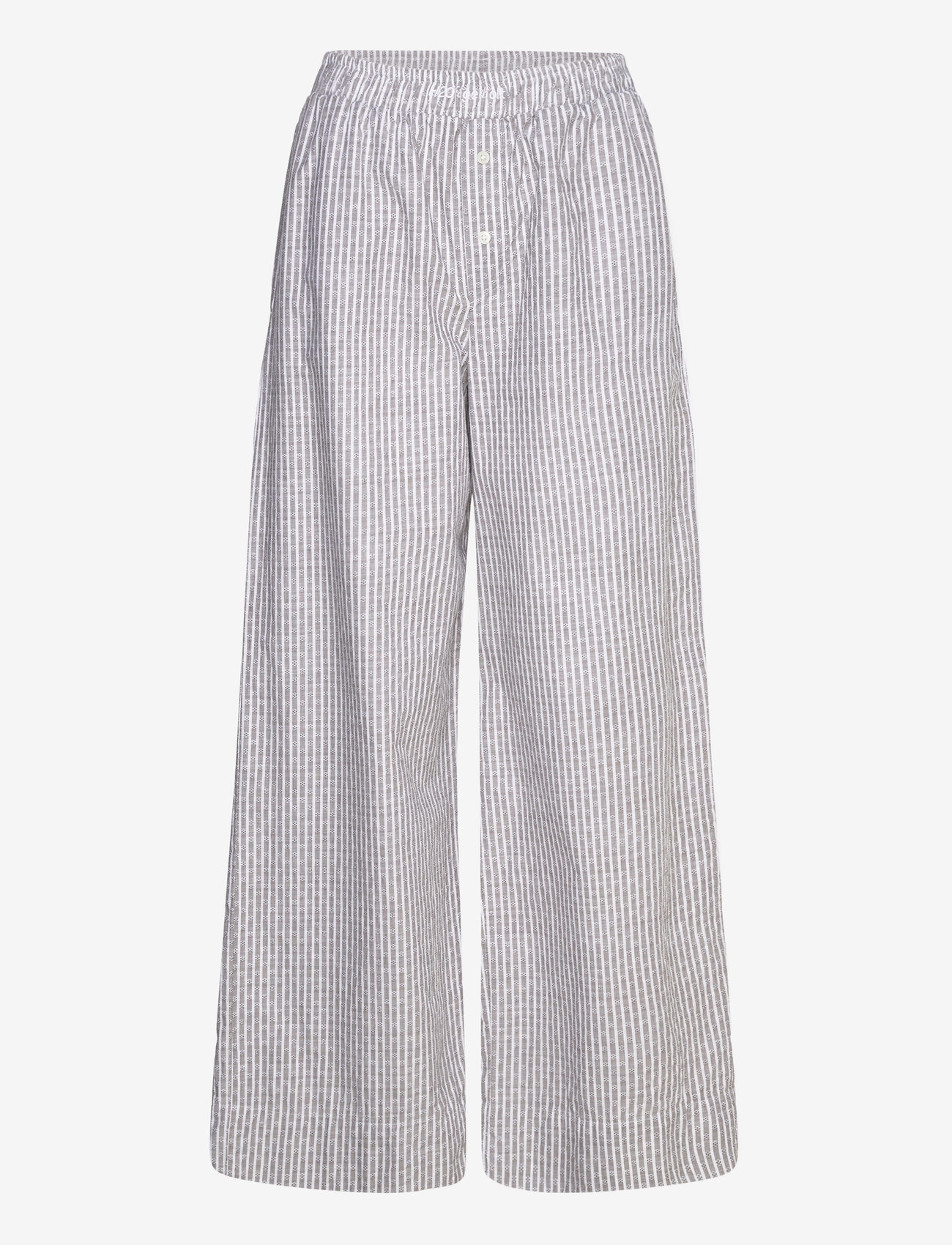 H2O Fagerholt - Holiday Pants - laia säärega püksid - brown stripe - 0