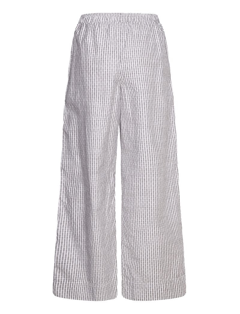 H2O Fagerholt - Holiday Pants - laia säärega püksid - brown stripe - 1