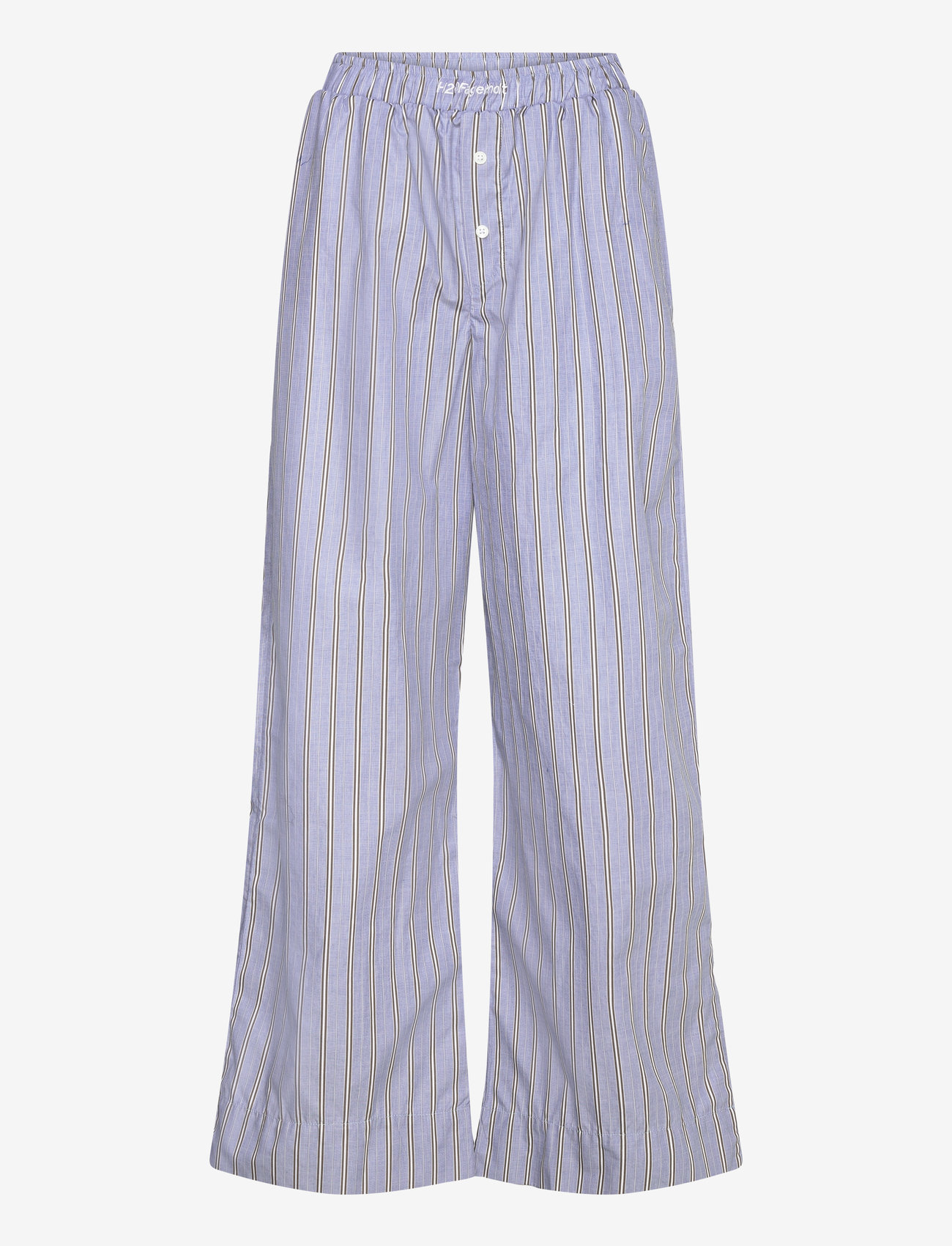 H2O Fagerholt - Holiday Pants - bukser med brede ben - dark blue stripe - 0