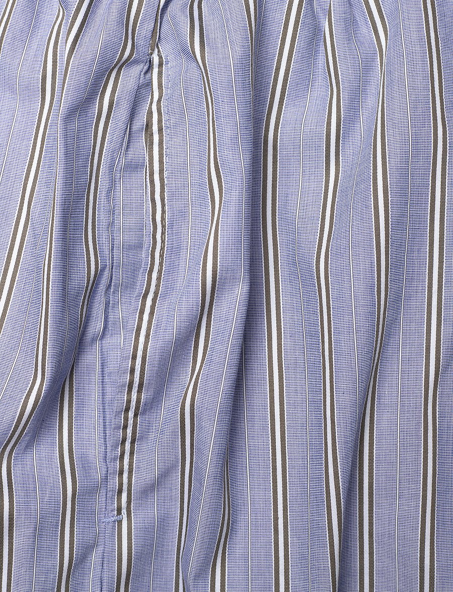 H2O Fagerholt - Holiday Pants - laia säärega püksid - dark blue stripe - 2