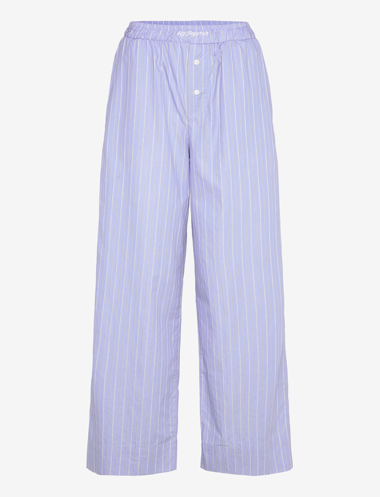 H2O Fagerholt - Holiday Pants - hosen mit weitem bein - light blue stripe - 0