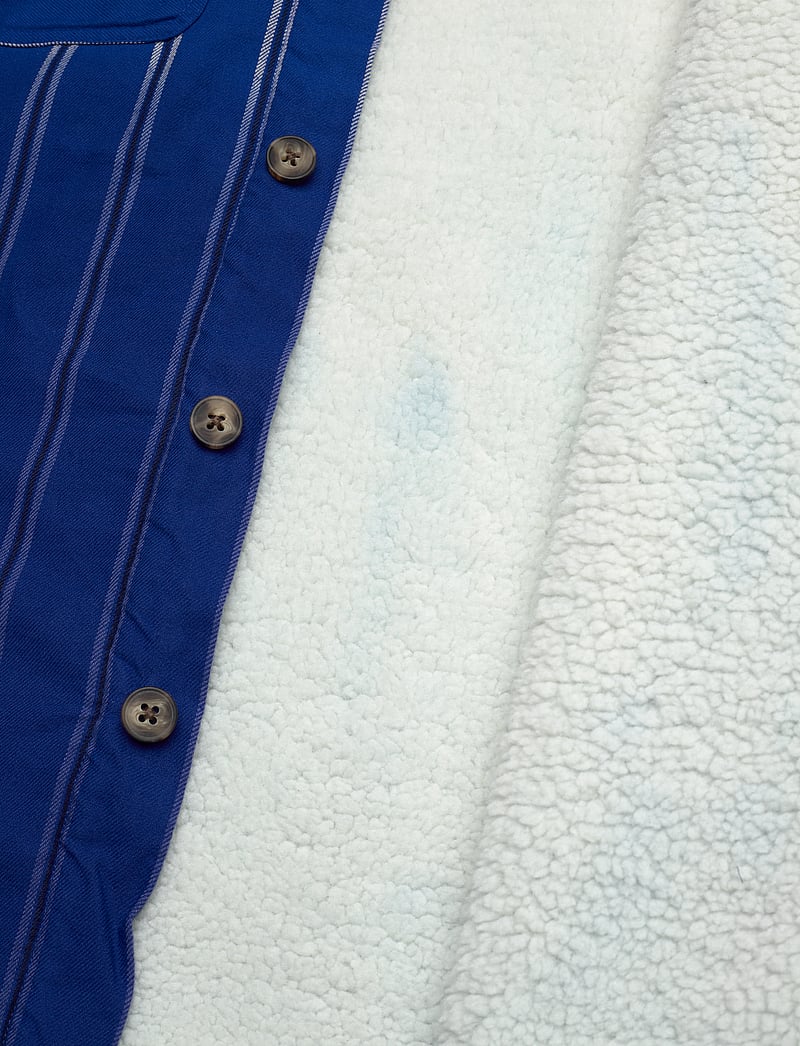 H2O Fagerholt - Como Pile Shirt - pealissärgid - black/blue stripe - 4