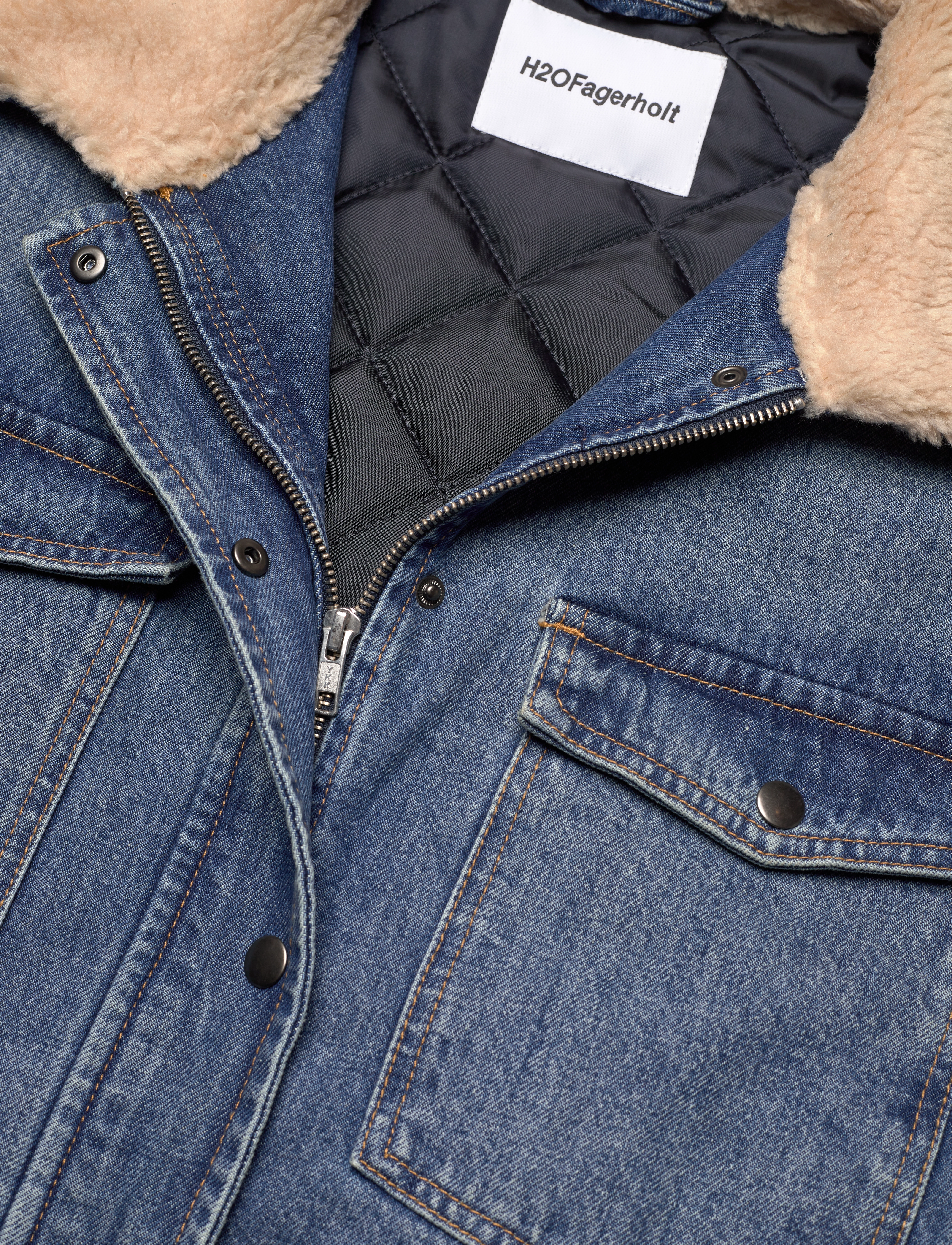 H2O Fagerholt - Mommy Jacket - overtøj - blue denim - 3