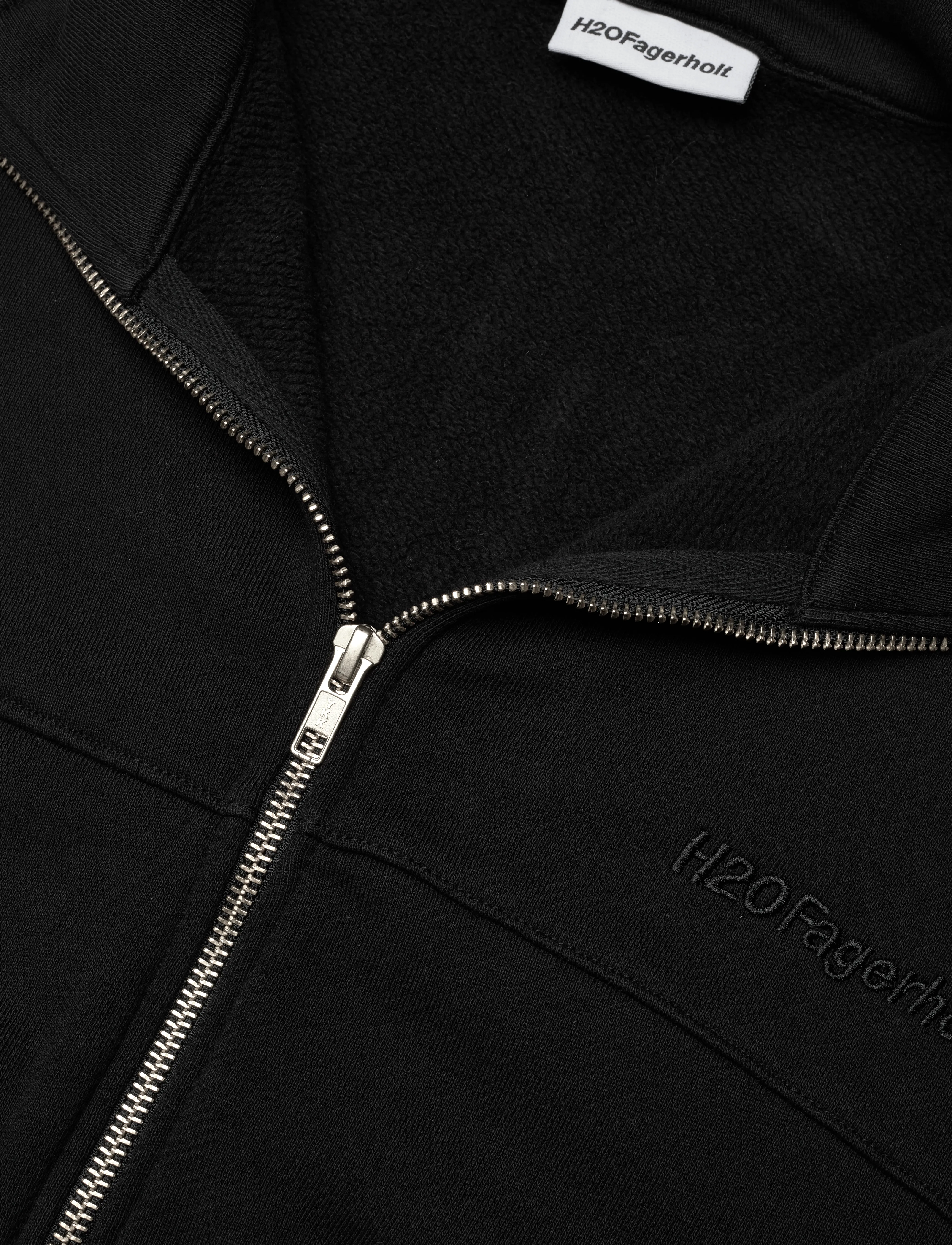 H2O Fagerholt - Travel Zipper Sweat - forårsjakker - black - 2