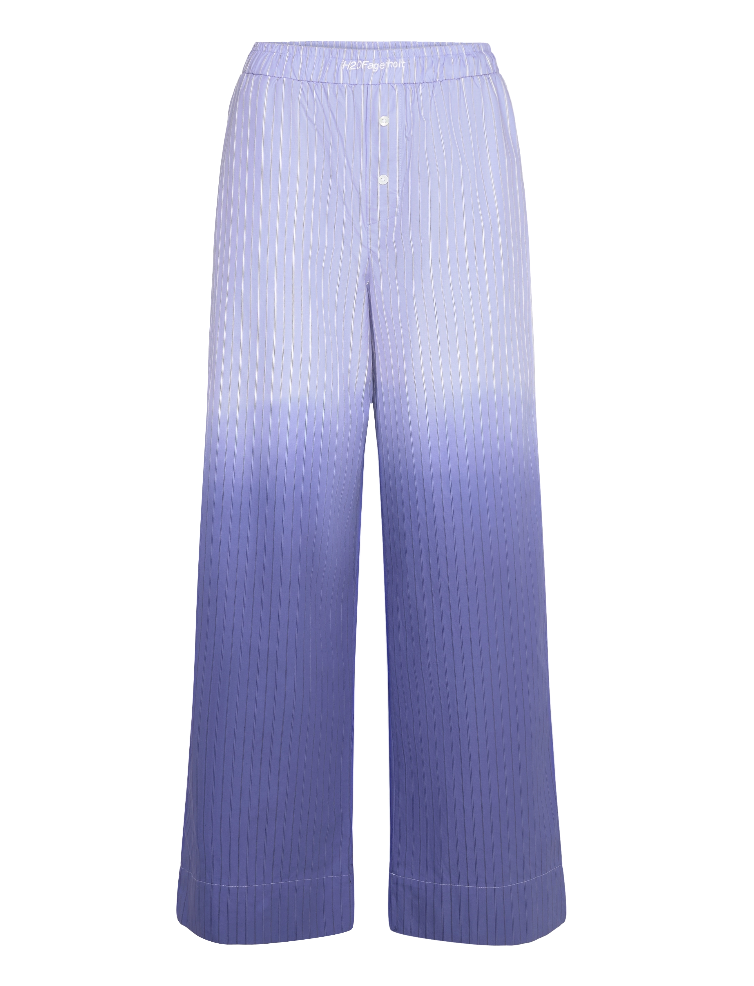H2O Fagerholt - Holiday Dip Dye Pants - leveälahkeiset housut - light blue dip dye - 0