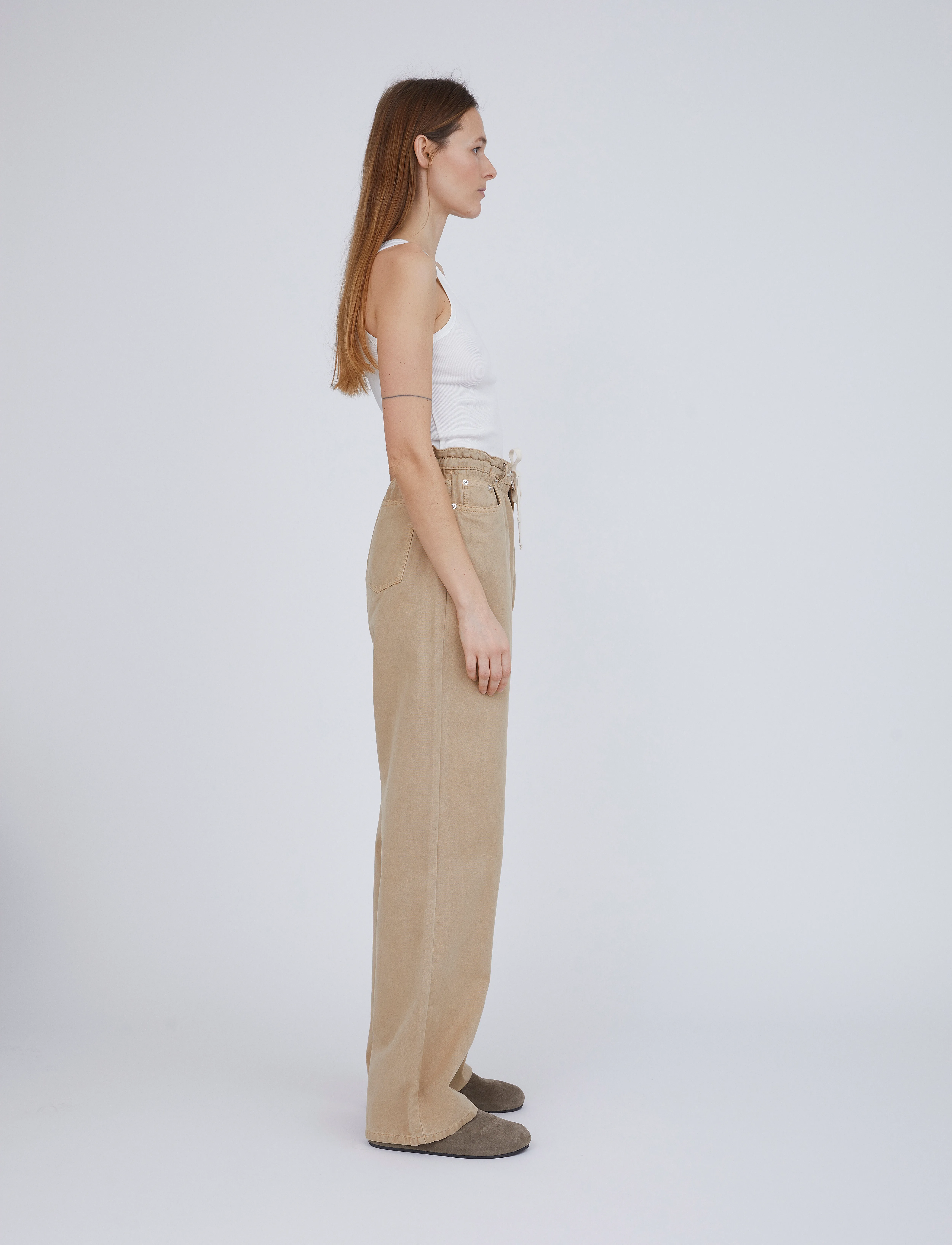 H2O Fagerholt My Pants, XXS, Beige, Bukser > Brede Ben, Dame