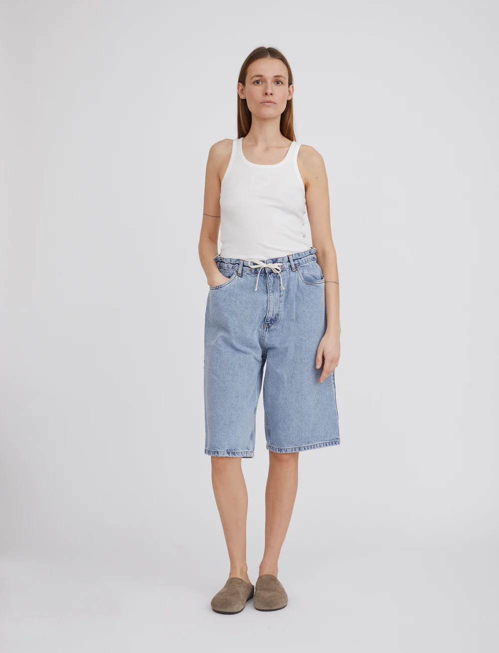 H2O Fagerholt - Monday Shorts - jorts - light blue denim - 0