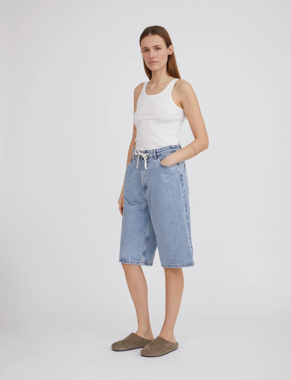 H2O Fagerholt - Monday Shorts - jorts - light blue denim - 3