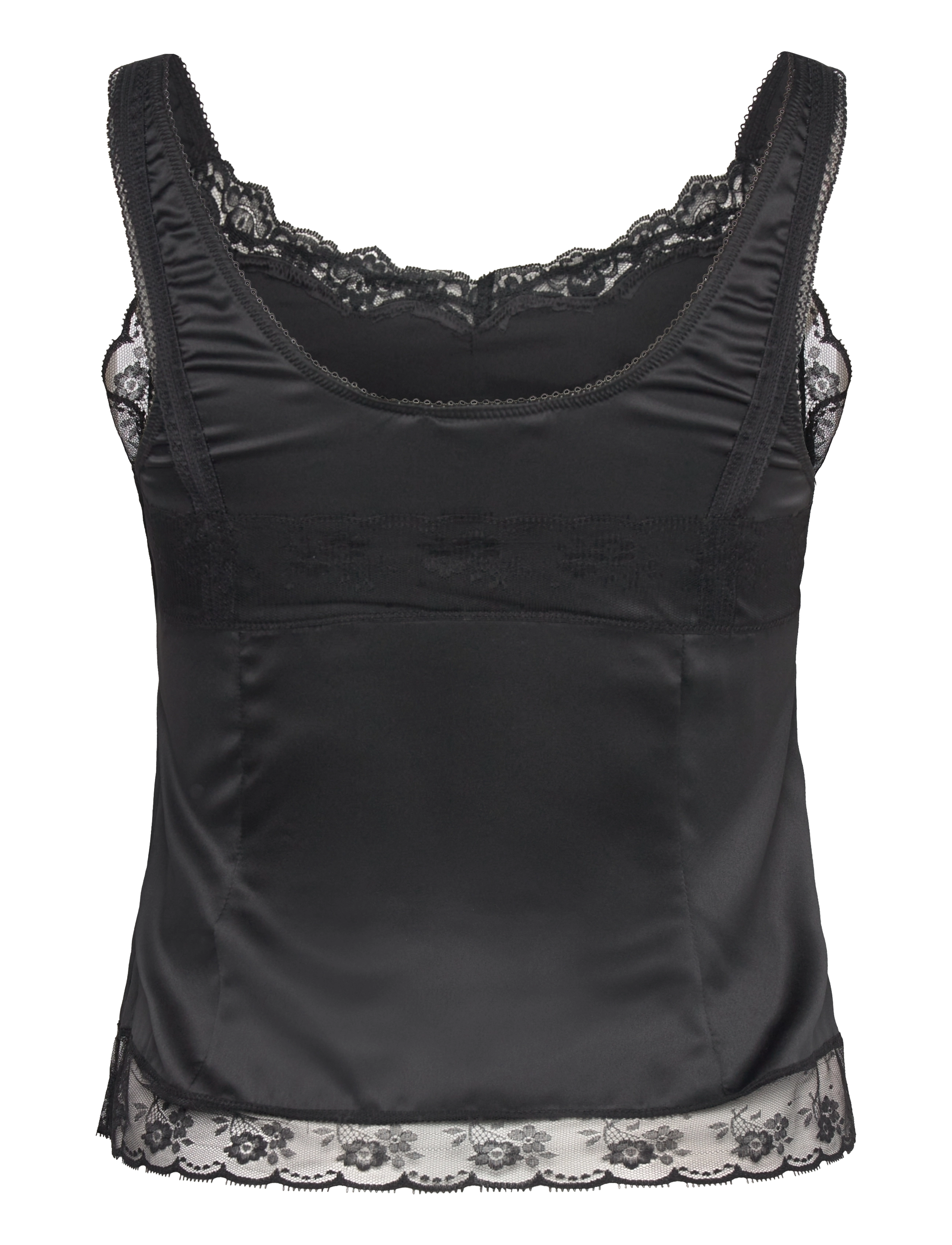 H2O Fagerholt - Double Lace Top - Ærmeløse bluser - black - 2