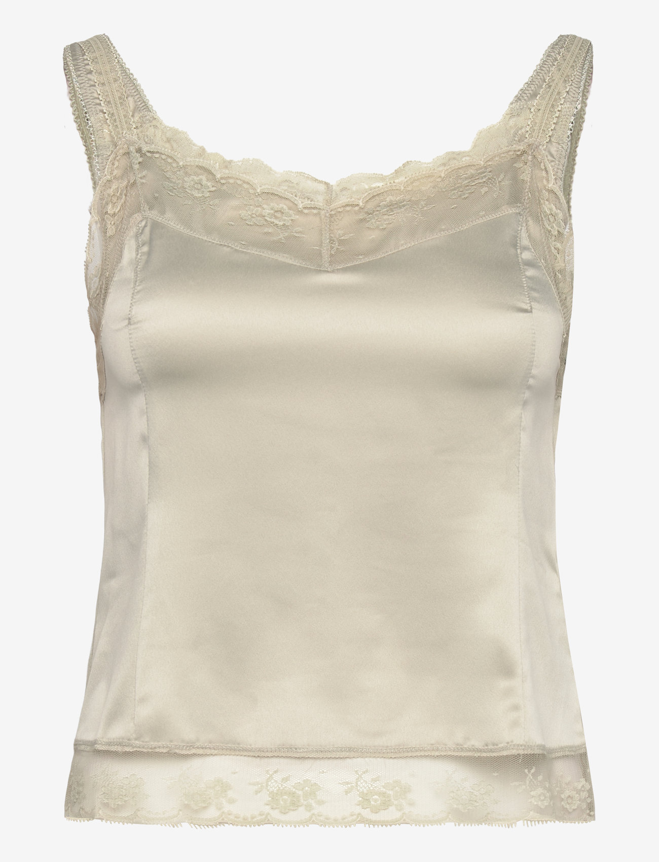 H2O Fagerholt - Double Lace Top - Ärmellose blusen - grey putty - 0