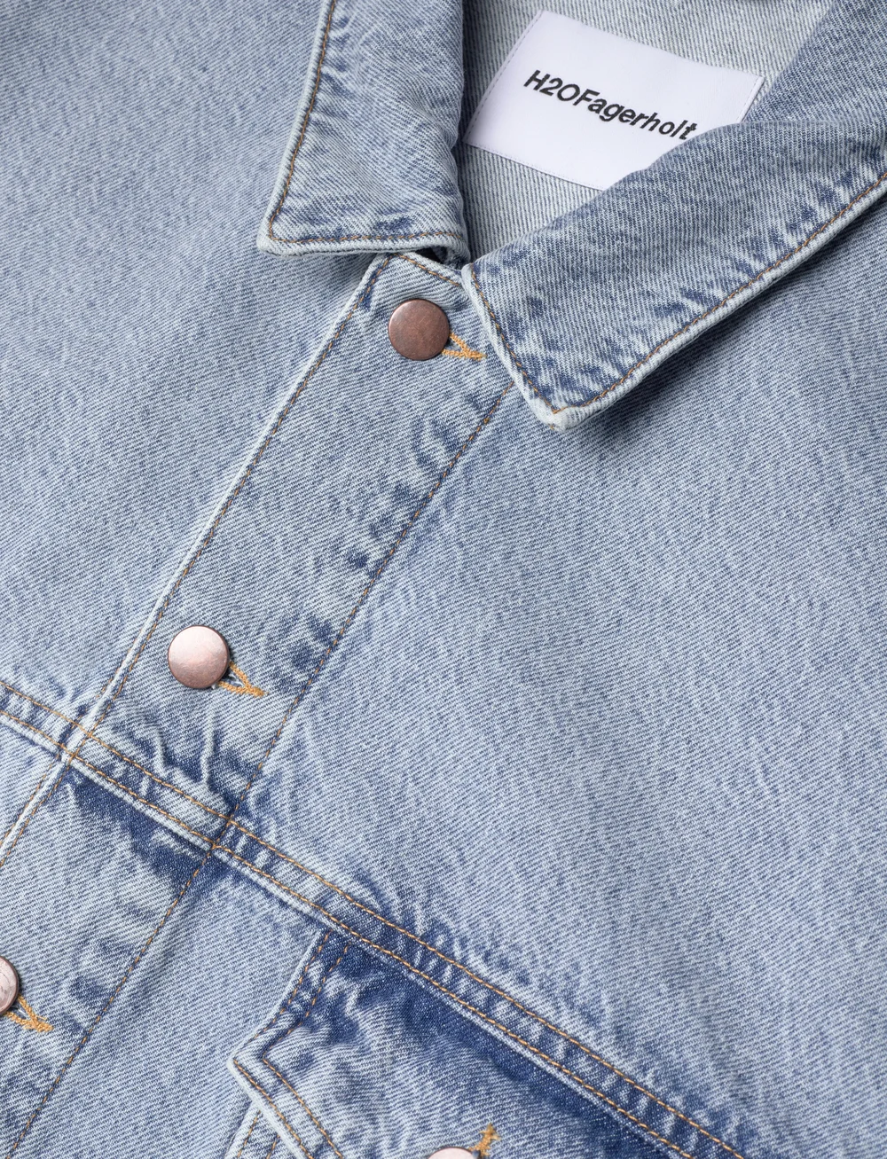 H2O Fagerholt - Sky Jacket - teksatagid - light blue denim - 5