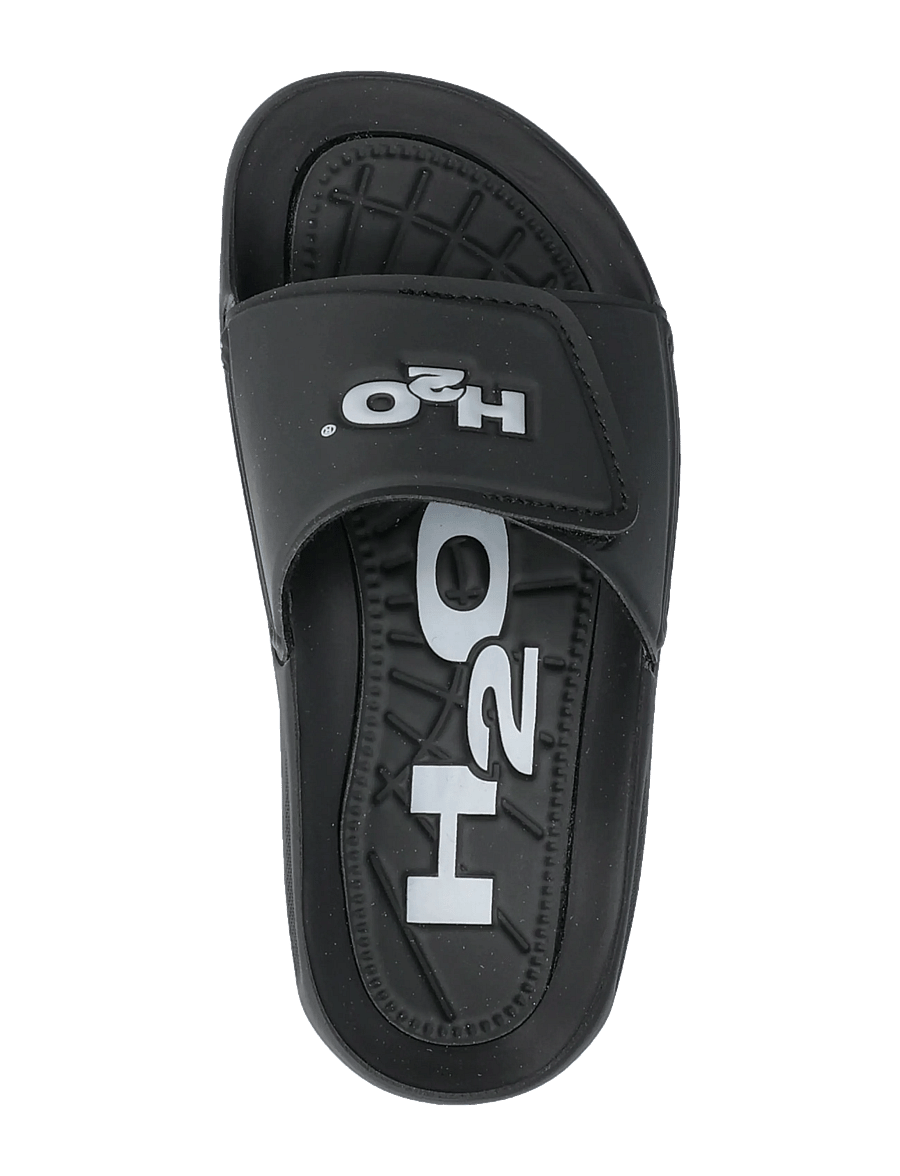 H2O - Junior Adjustable Bathshoe - badtofflor - black - 3