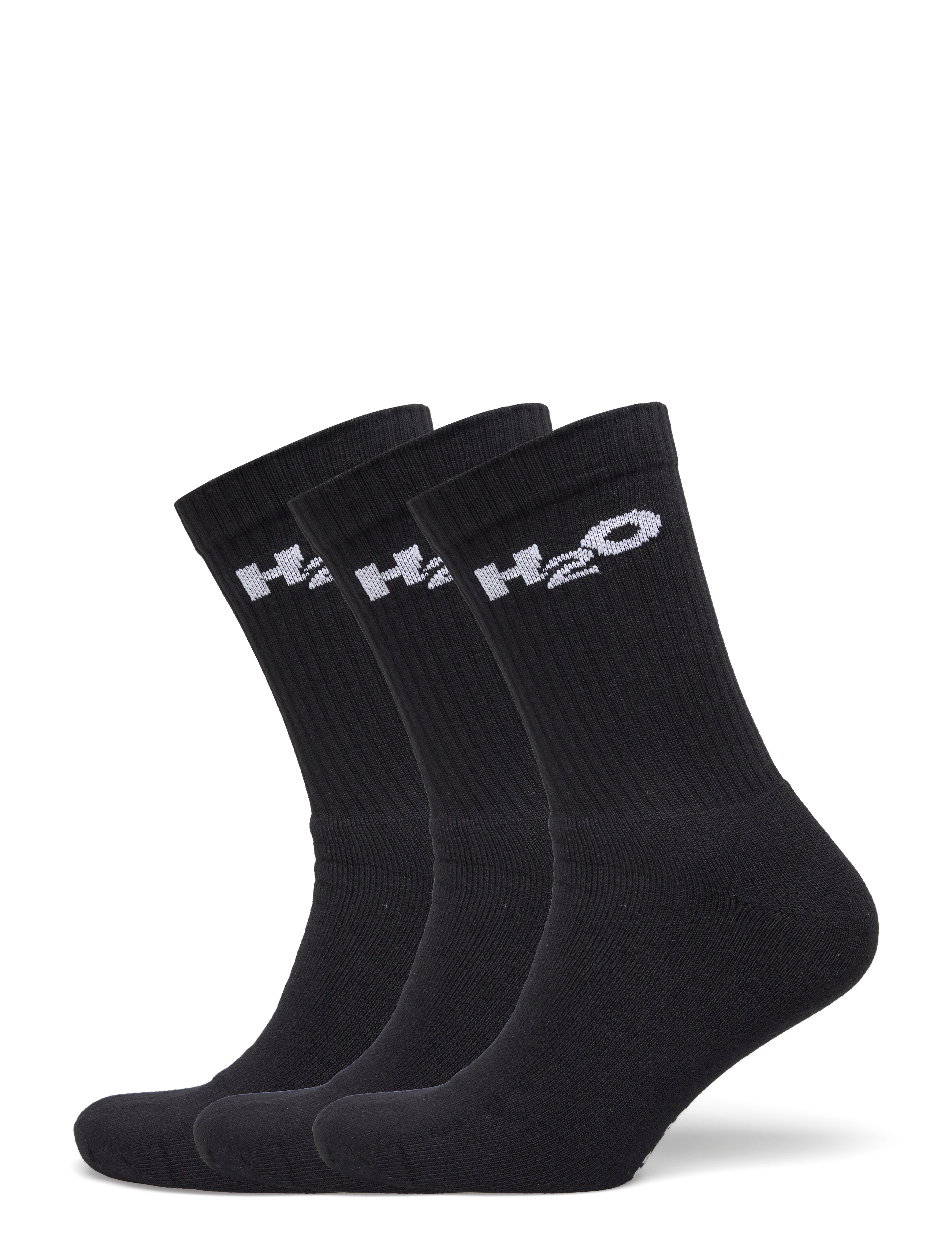 H2O 3-Pack Sock, 43-46, Socks, Schwarz - Regular Frauen
