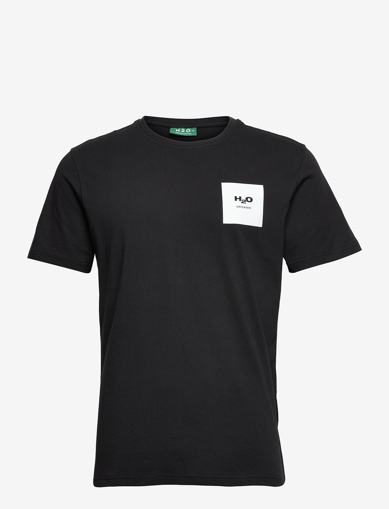 H2O - Lyø Organic Tee - t-shirts - black - 0