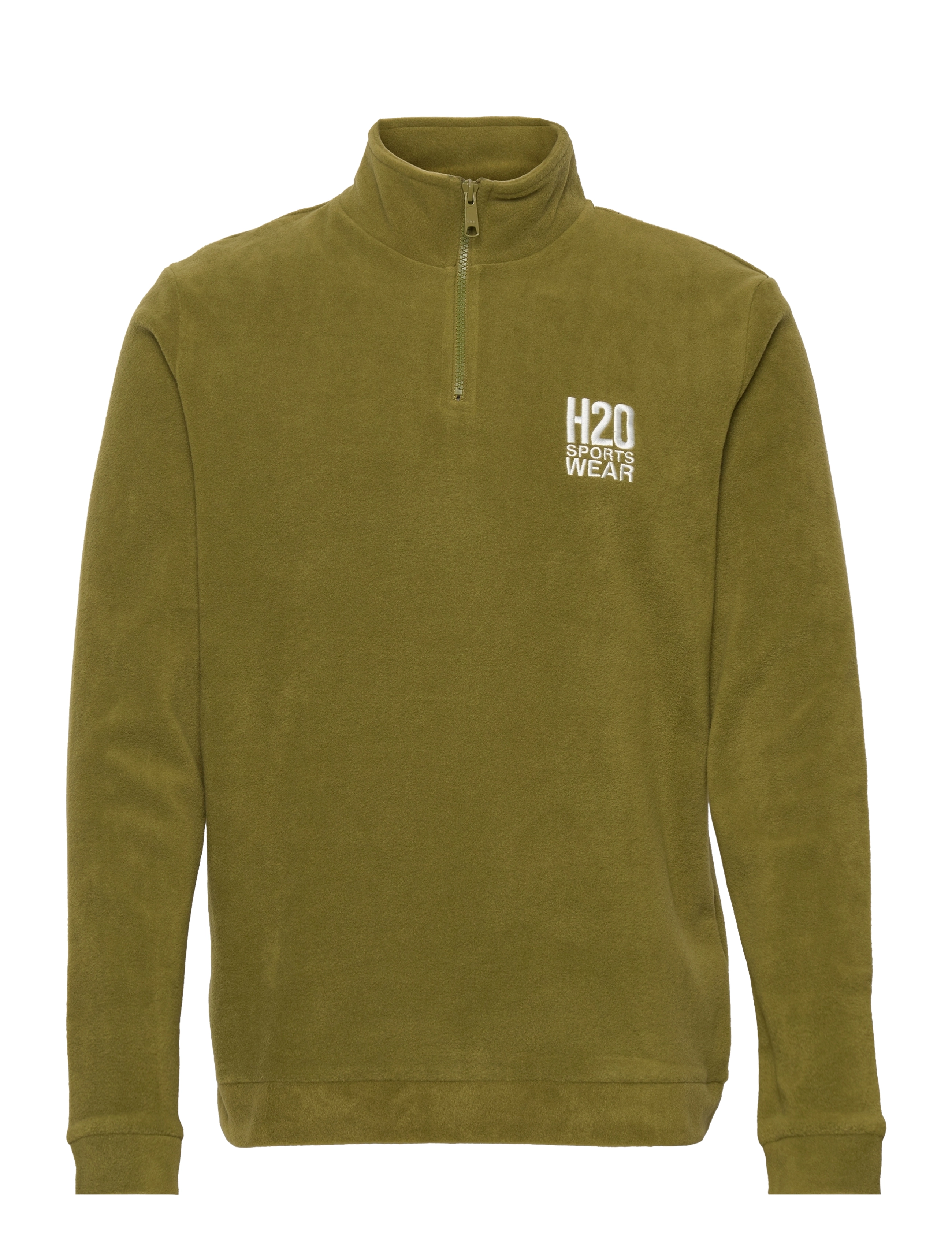 H2O Blokhus Fleece Half Zip Grün - S - Herren