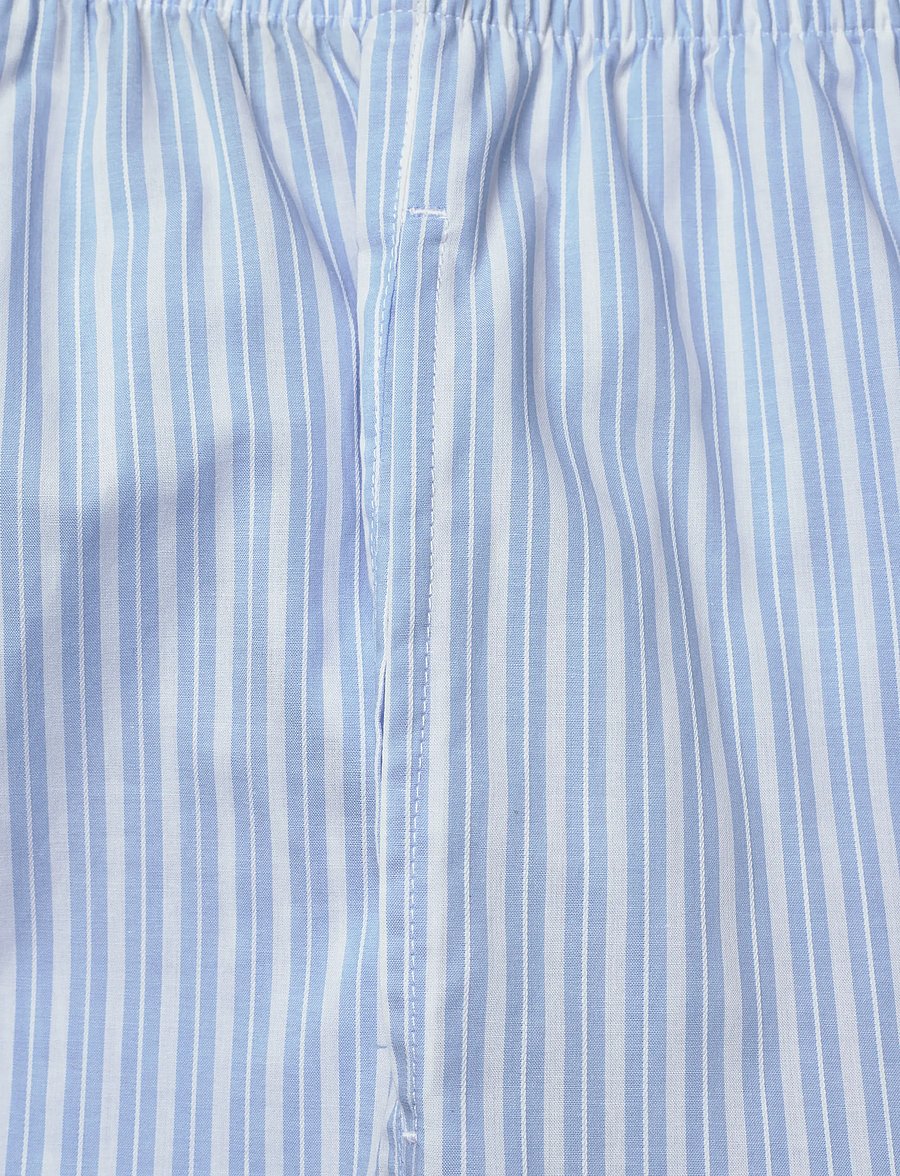 H2O - Rønne Essential Pajamas Shorts - casual shorts - light blue/white - 2