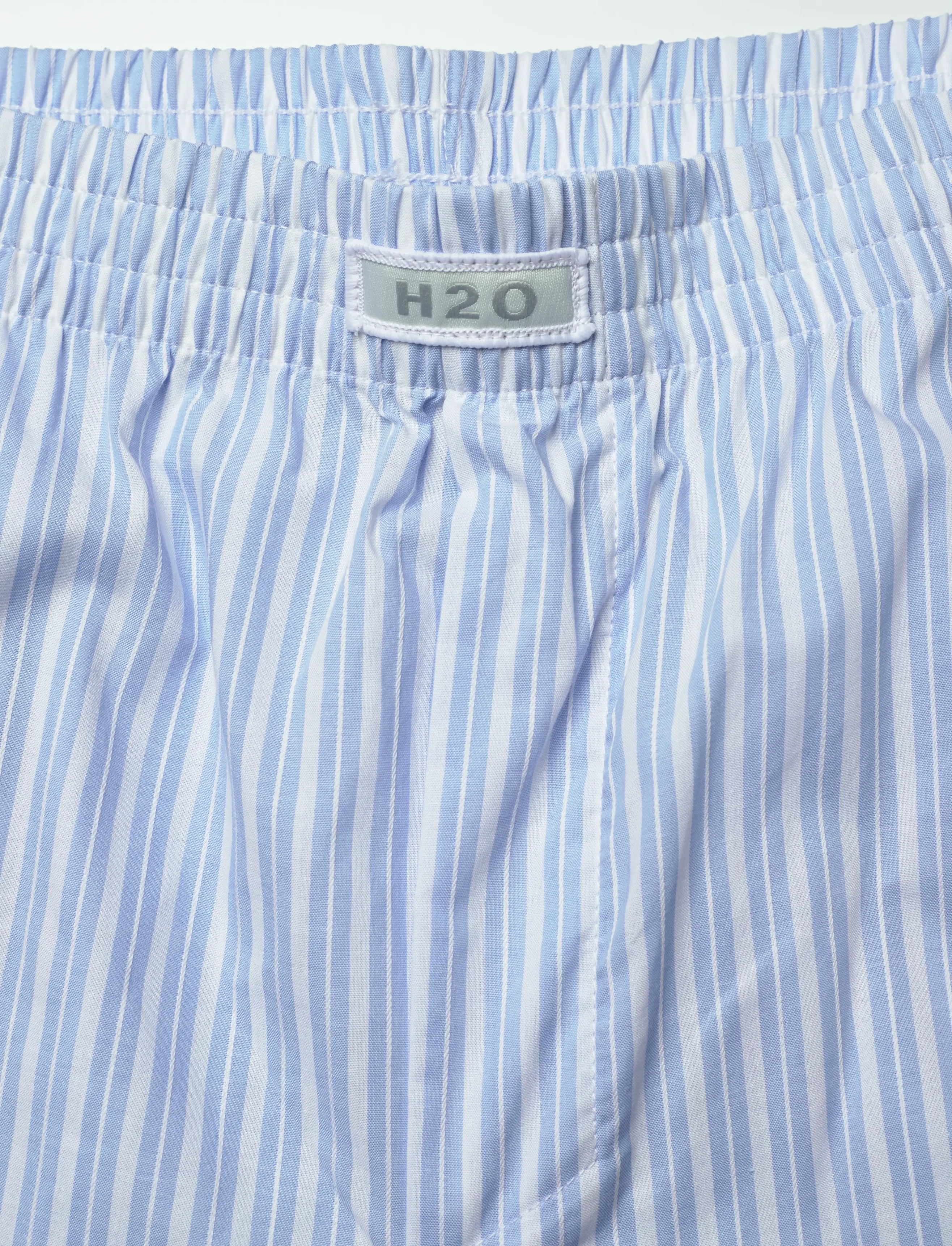 H2O - Rønne Essential Pajamas Shorts - freizeit shorts - light blue/white - 3