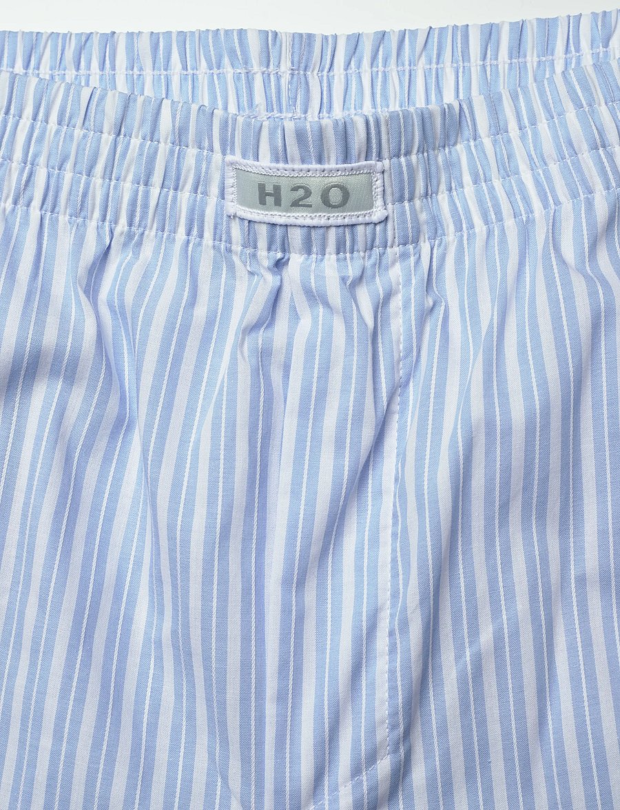 H2O - Rønne Essential Pajamas Shorts - casual shorts - light blue/white - 3