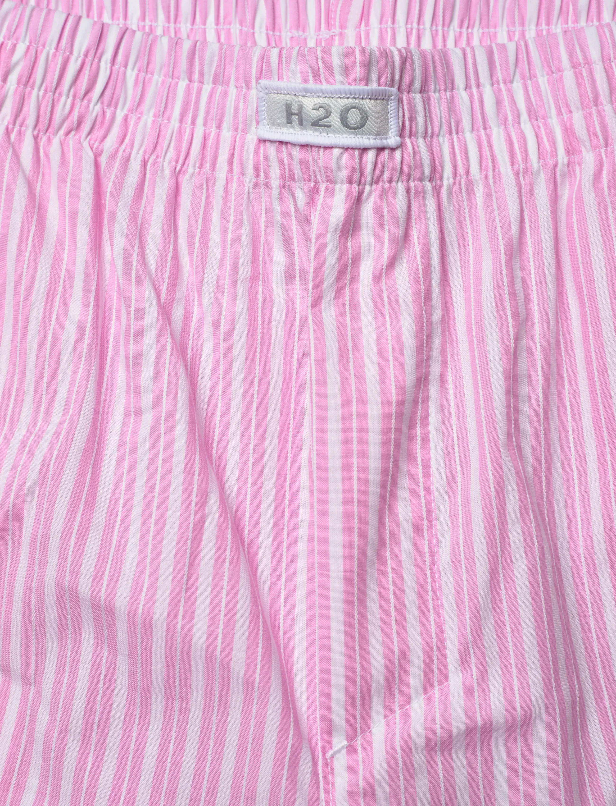 H2O - Rønne Essential Pajamas Shorts - casual shorts - pink/white - 3