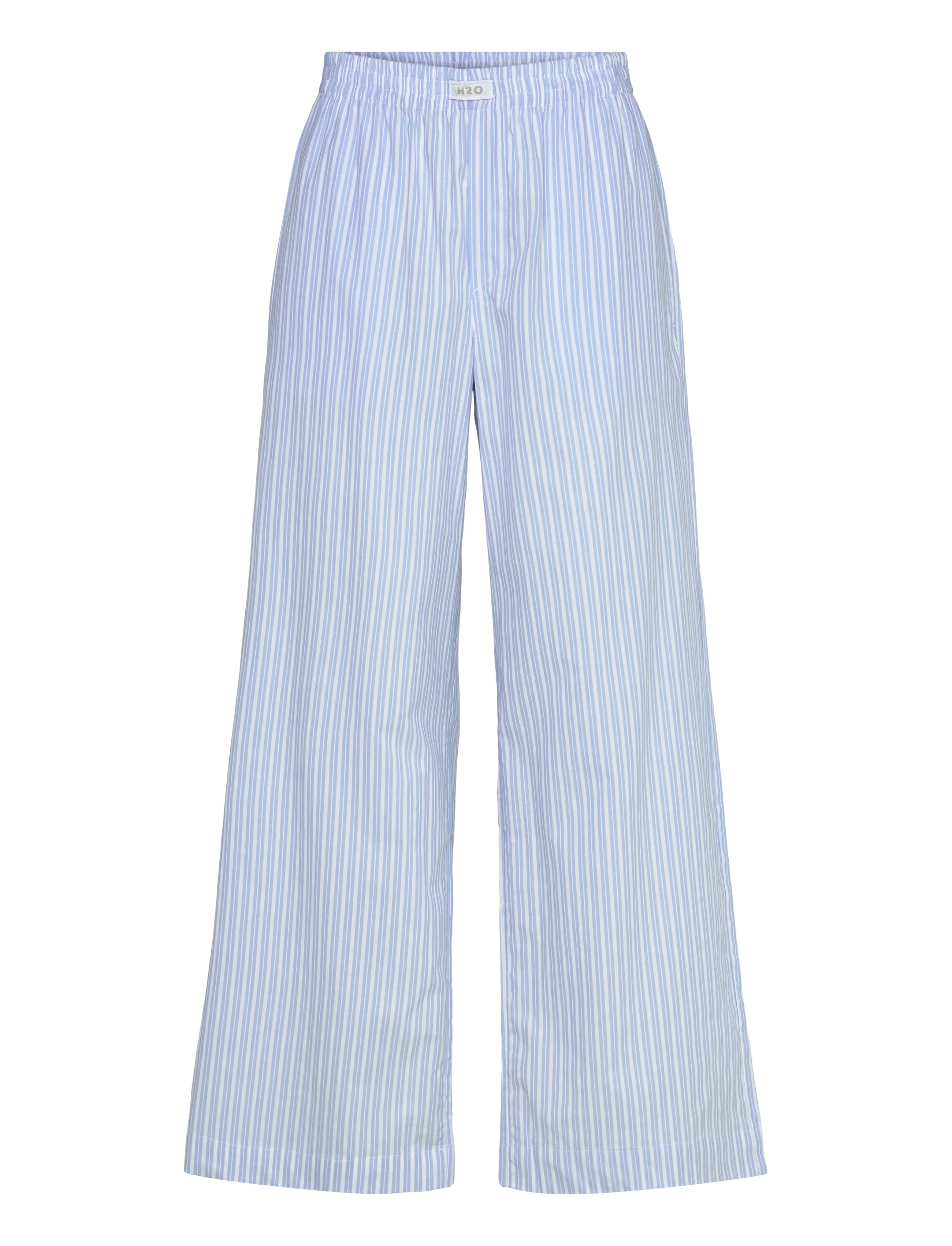 H2O Rønne Essential Pajamas Pants - Bekijk Alles - LIGHT BLUE/WHITE / blue