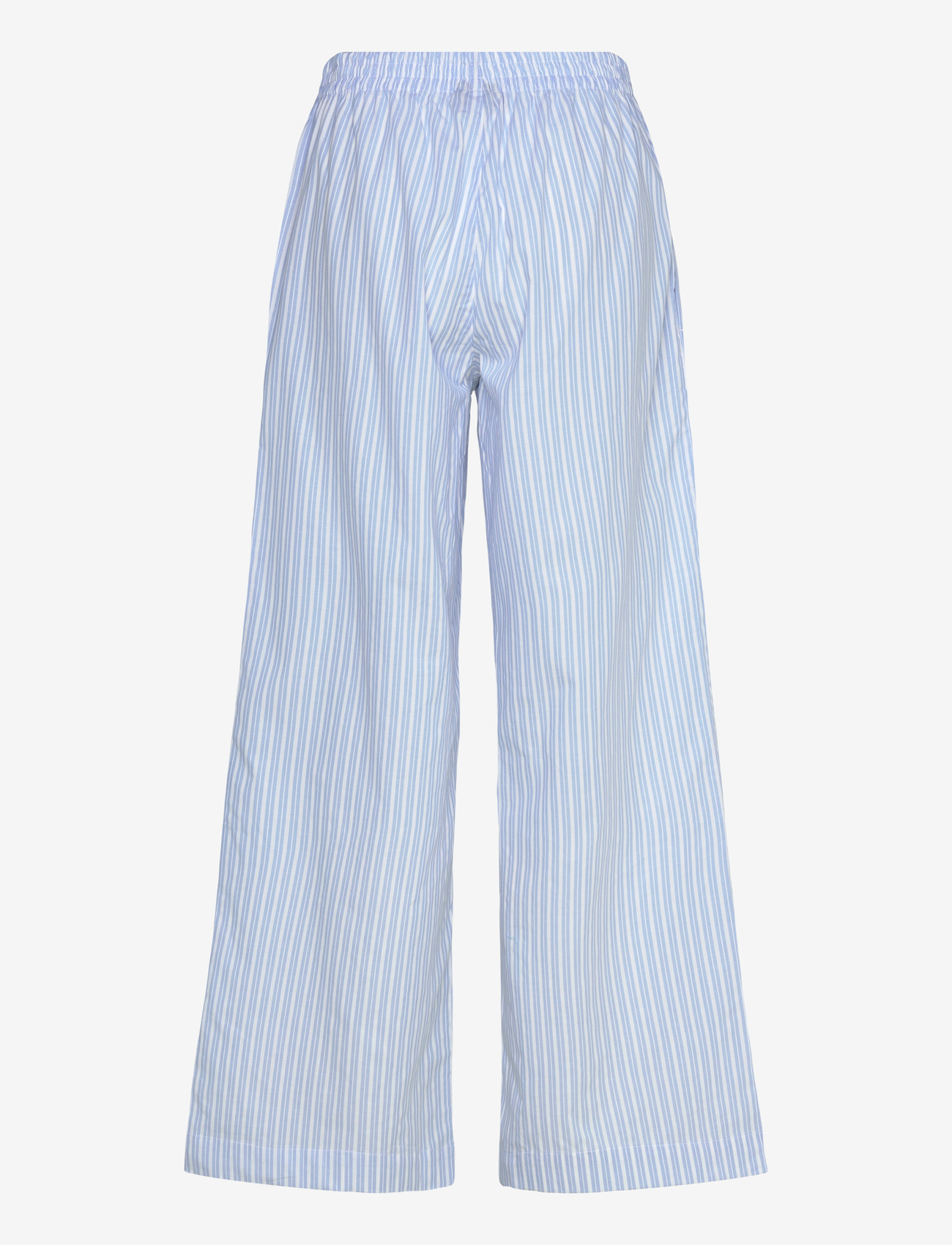 H2O - Rønne Essential Pajamas Pants - casual trousers - light blue/white - 1