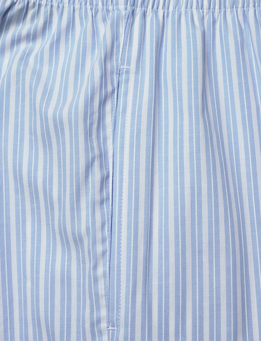 H2O - Rønne Essential Pajamas Pants - casual broeken - light blue/white - 2