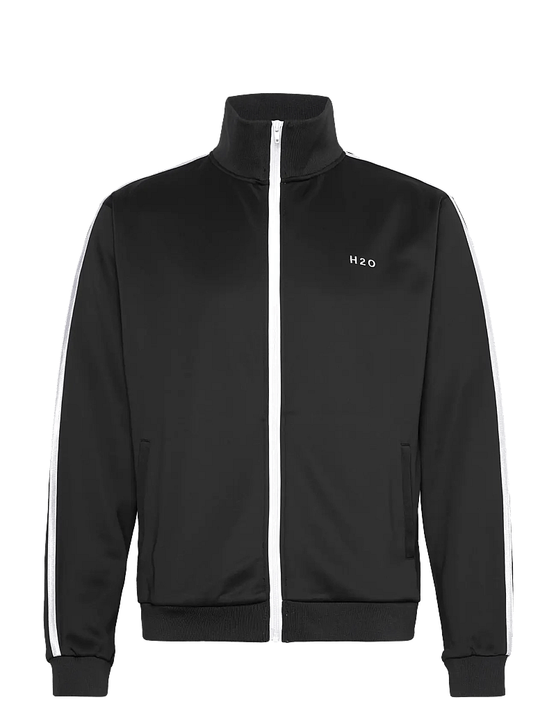H2O - Tracksuit Zip Jacket - sweatshirts - black - 0