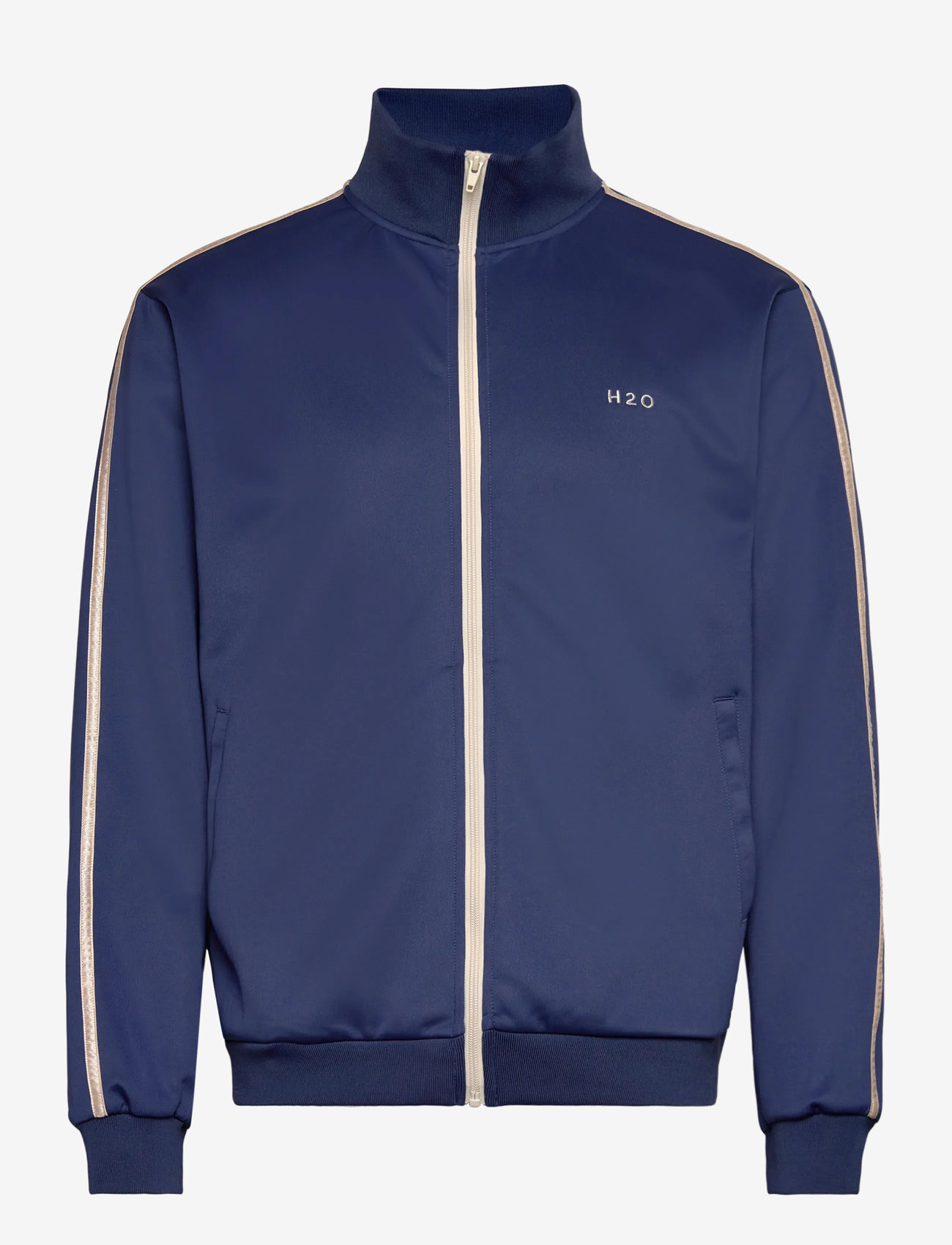 H2O - Tracksuit Zip Jacket - sweatshirts - deep ocean - 0
