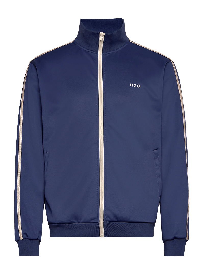 H2O - Tracksuit Zip Jacket - sweatshirts - deep ocean - 0