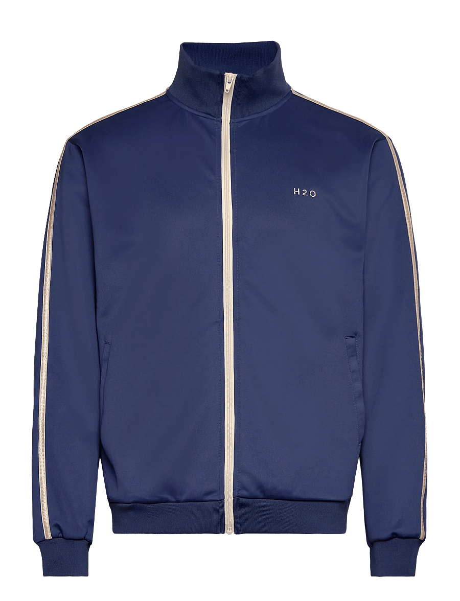 H2O - Tracksuit Zip Jacket - dressipluusid - deep ocean - 0