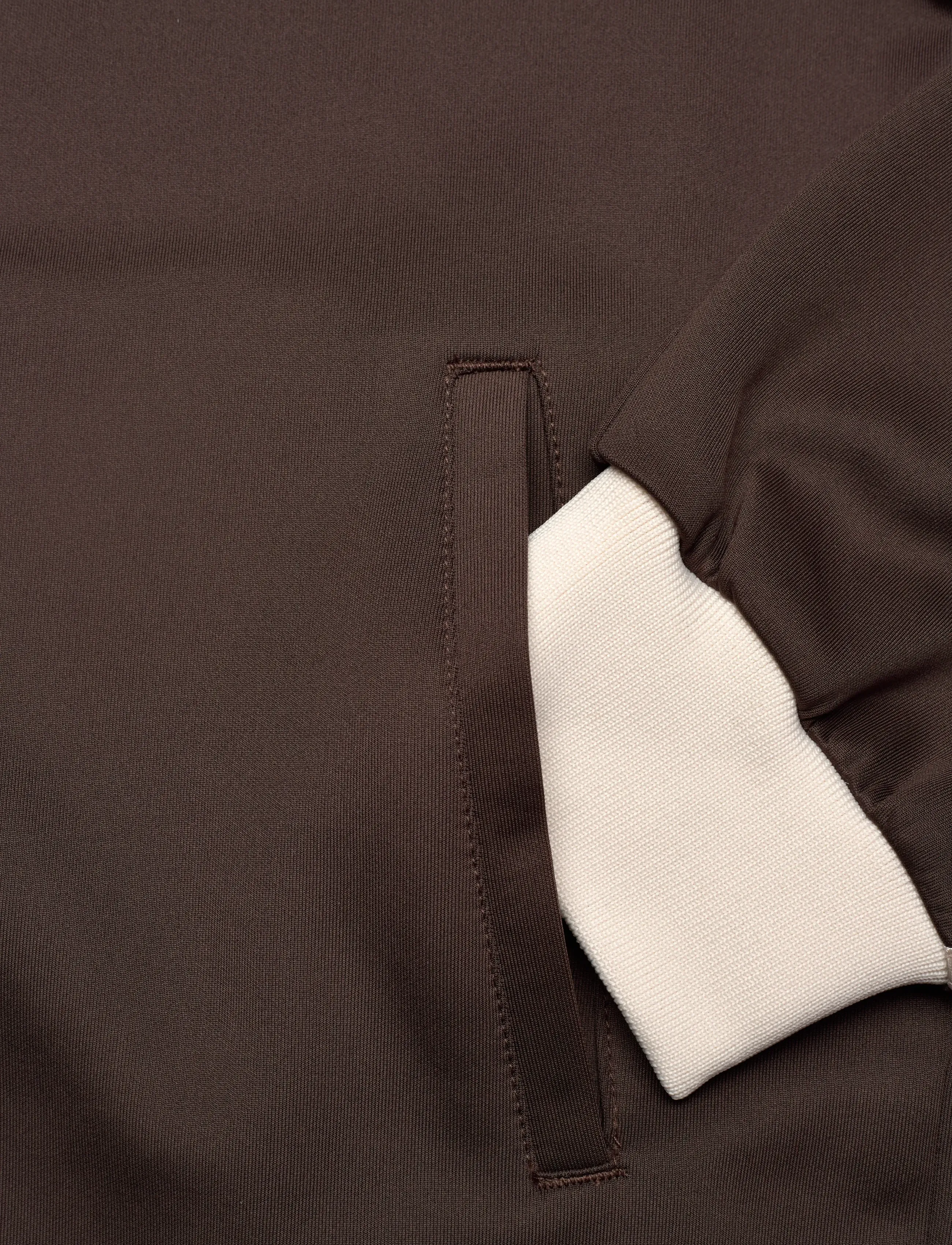 H2O - Tracksuit Zip Jacket - sweatshirts - espresso - 3