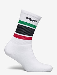 H2O - Crew Sock - sokken - white/green/red/navy - 1
