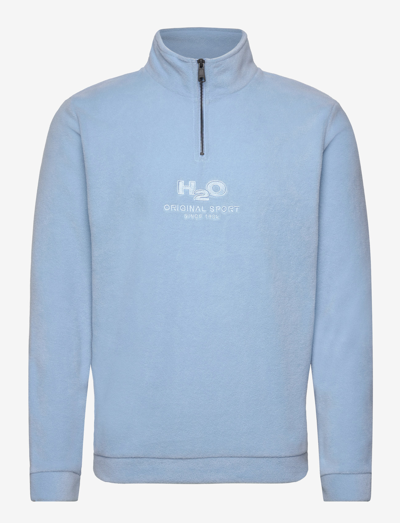 H2O - Blåvand II Fleece Half Zip - teddy sweaters - baby blue - 0