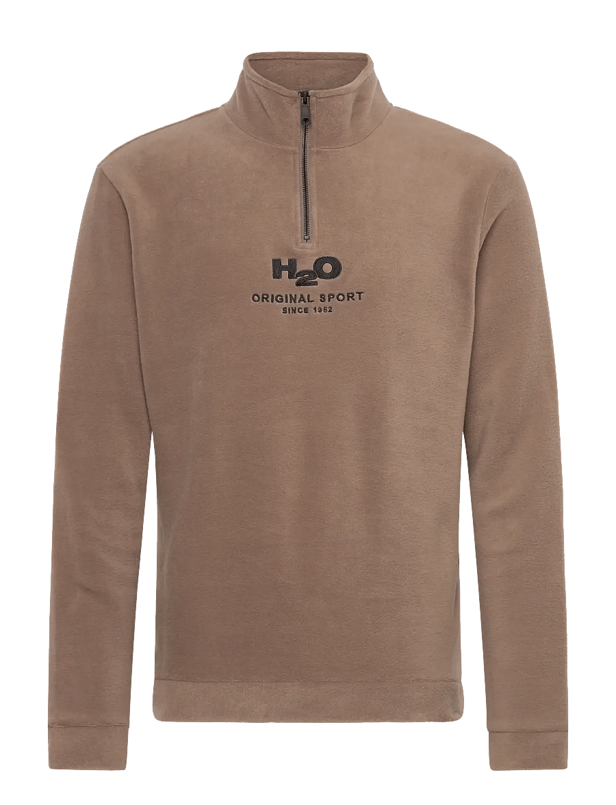 H2O - Blåvand II Fleece Half Zip - fleecetrøjer - dusty oak - 0