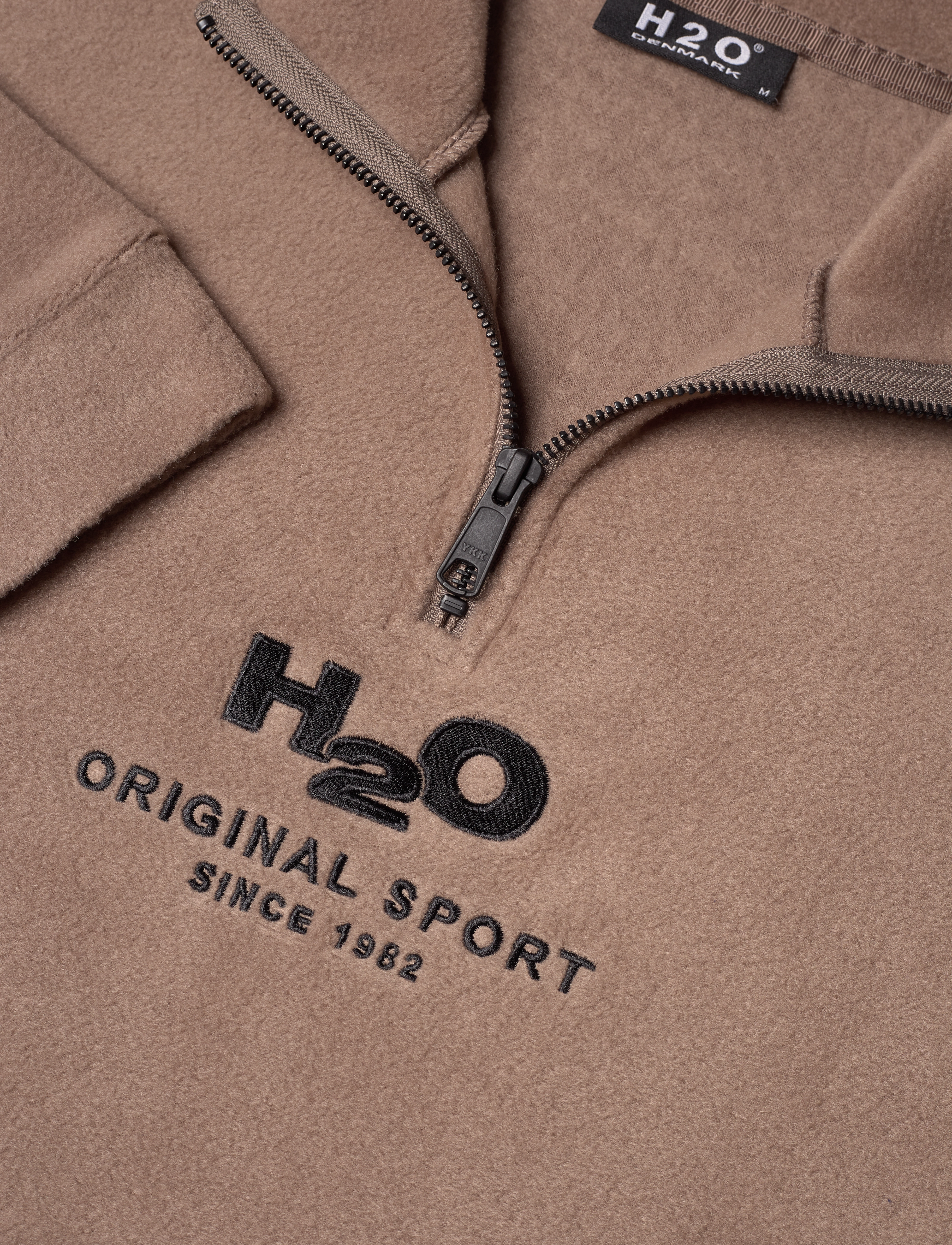 H2O - Blåvand II Fleece Half Zip - fleecetrøjer - dusty oak - 2