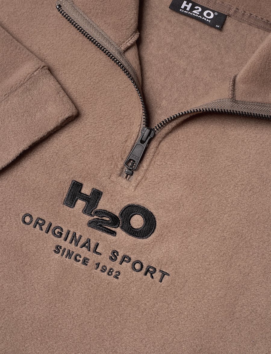 H2O - Blåvand II Fleece Half Zip - fleecetrøjer - dusty oak - 2
