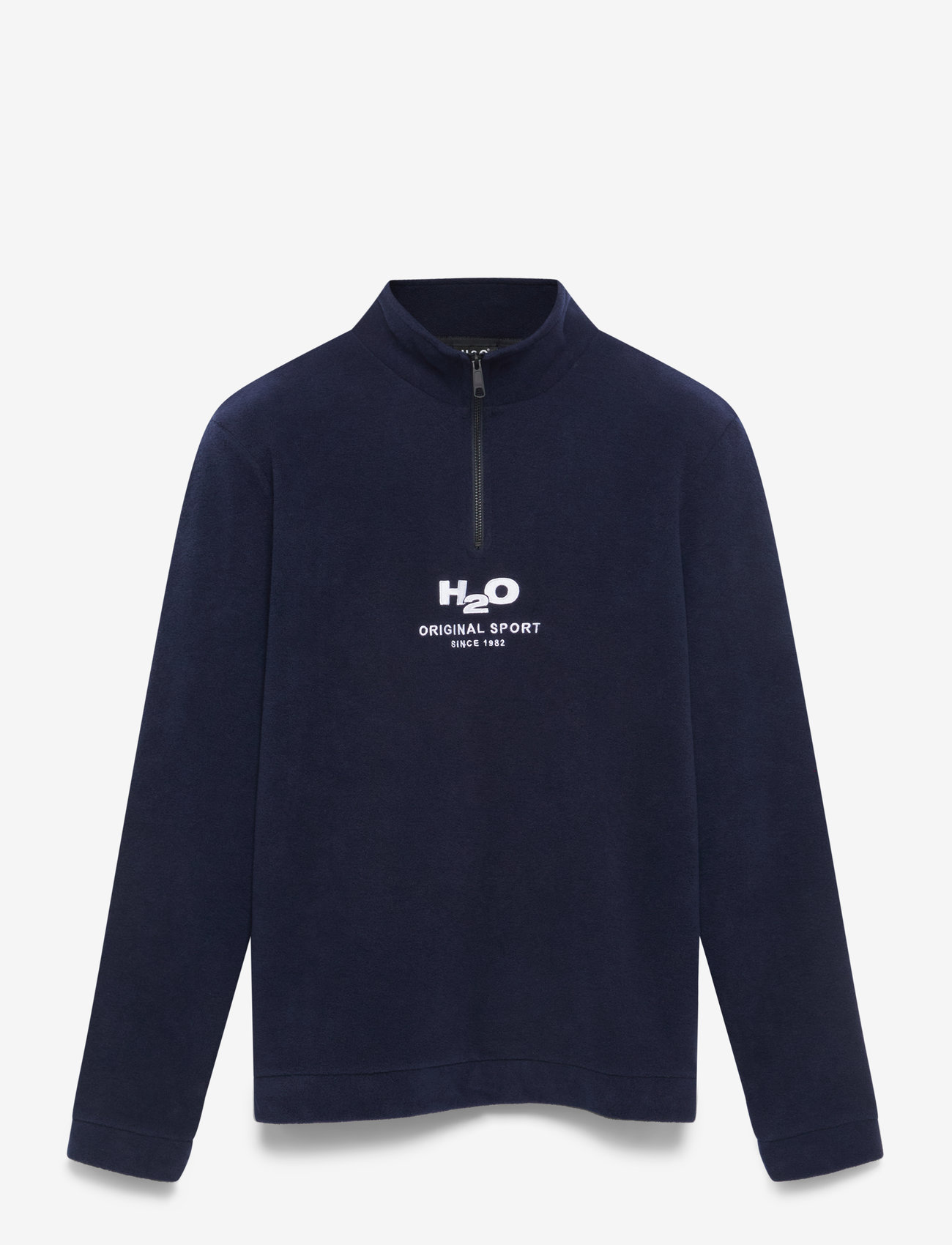 H2O - Blåvand II Fleece Half Zip - mid layer jackets - navy - 0