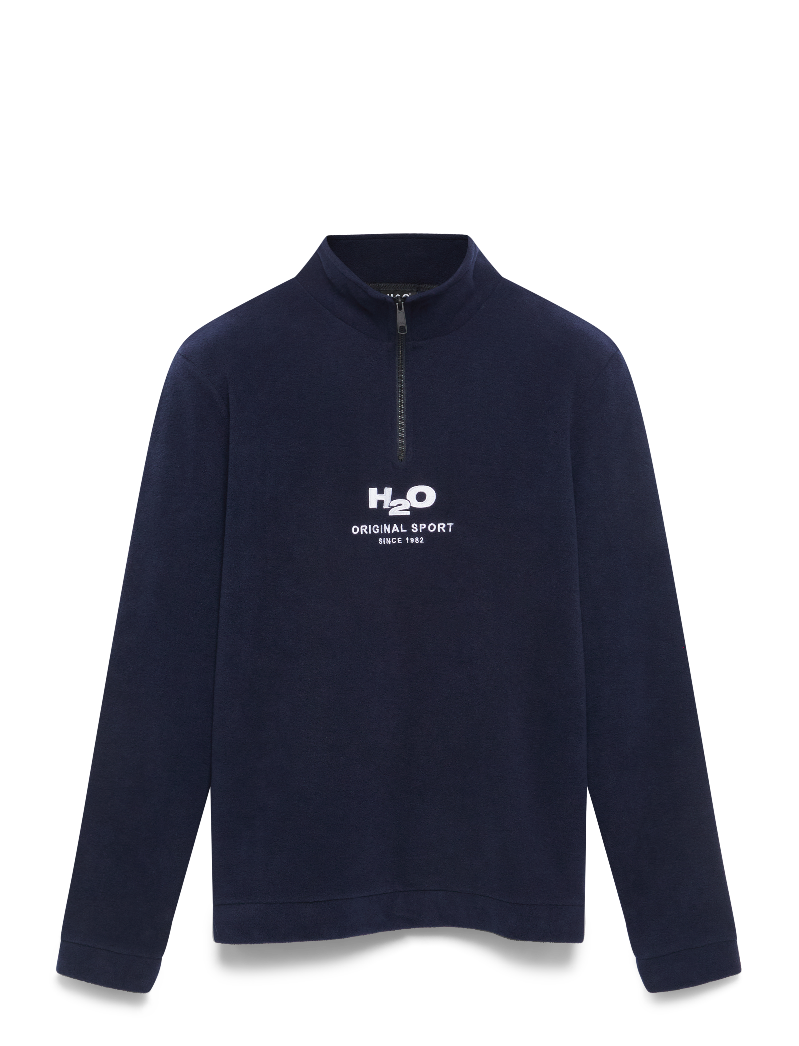 H2O Blåvand II Fleece Half Zip - Clothing - NAVY / black