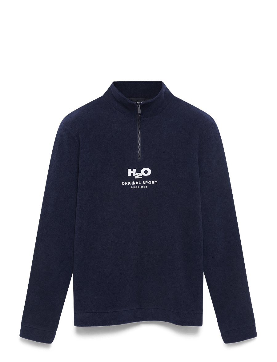 H2O - Blåvand II Fleece Half Zip - teddy-truien - navy - 1