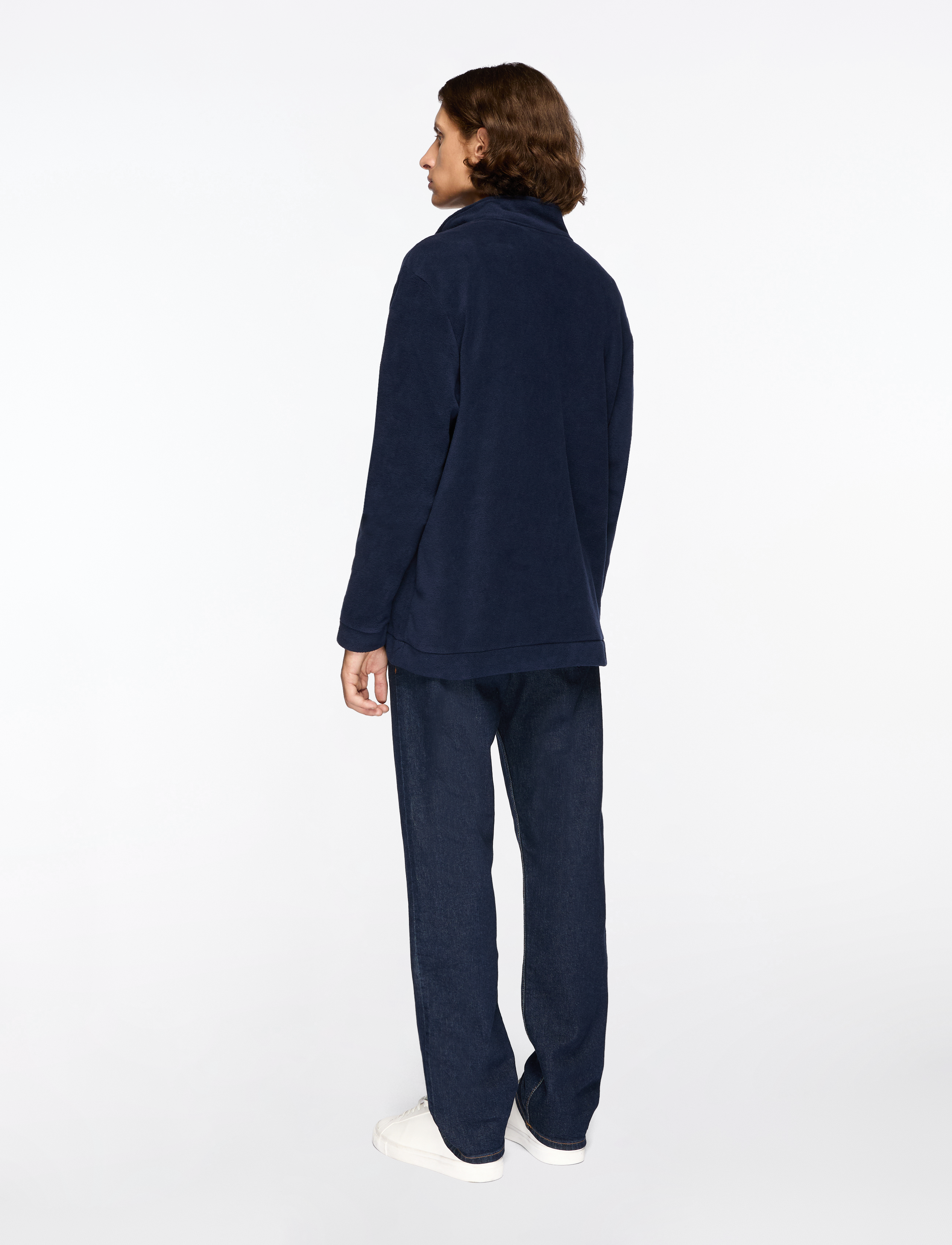 H2O - Blåvand II Fleece Half Zip - teddy-truien - navy - 4