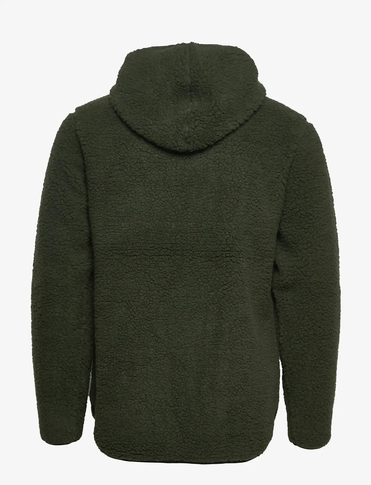 H2O - Langli Hooded Pile Jacket - sweatshirts - army - 1