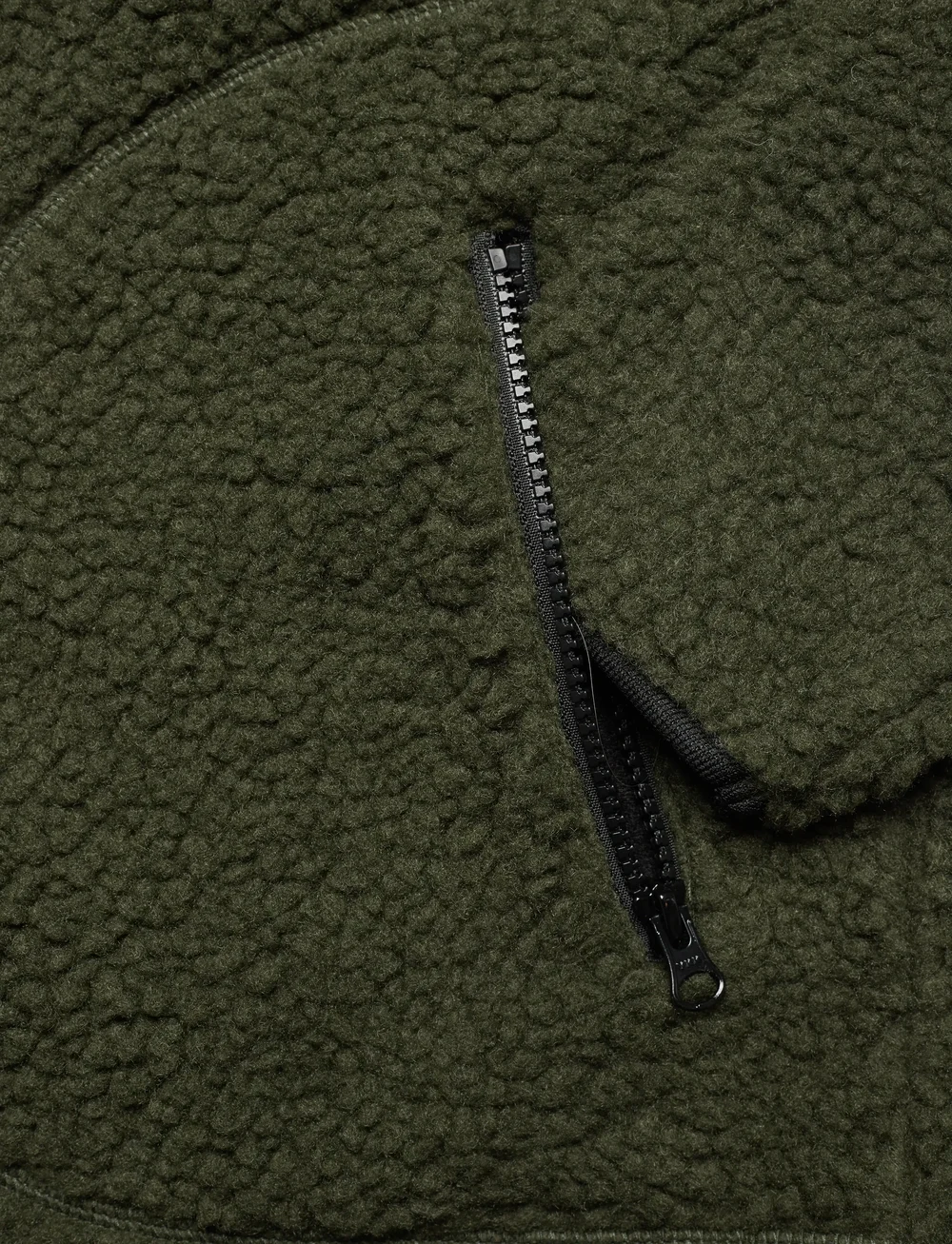 H2O - Langli Hooded Pile Jacket - höstjackor - army - 4