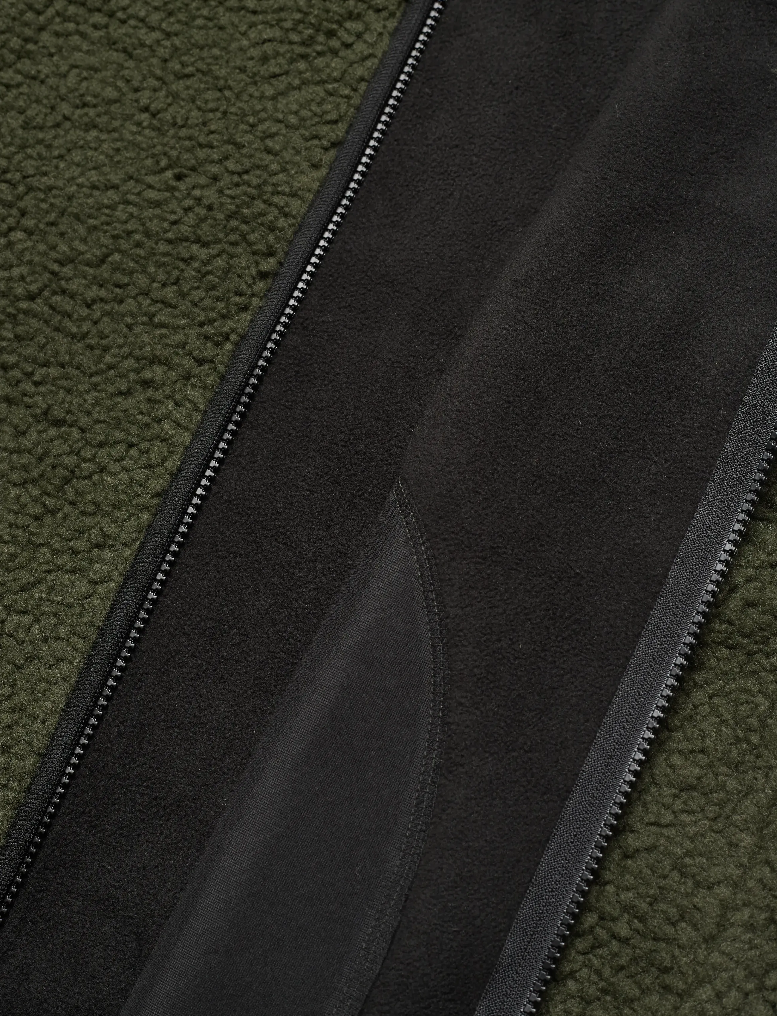 H2O - Langli Hooded Pile Jacket - forårsjakker - army - 5