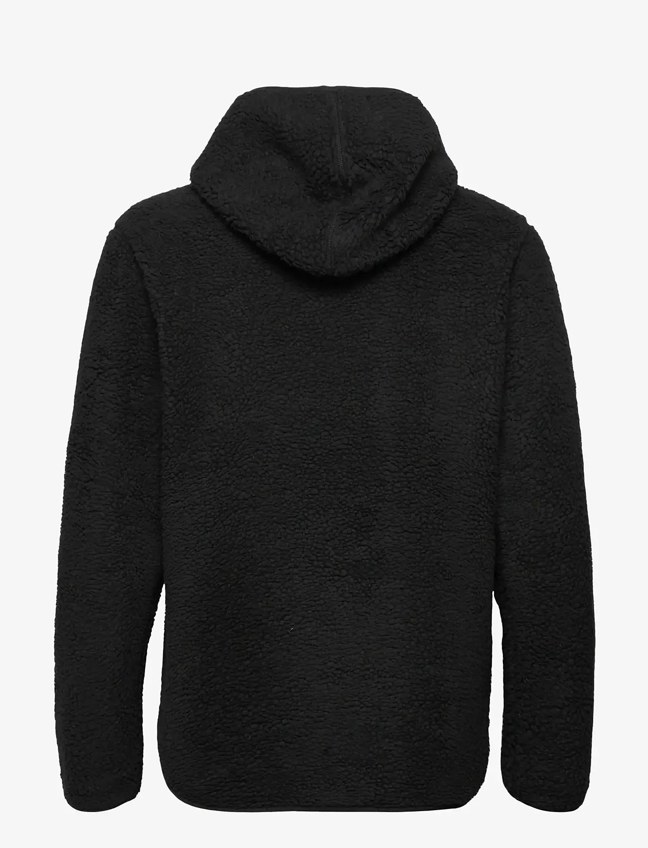 H2O - Langli Hooded Pile Jacket - sweatshirts - black - 1