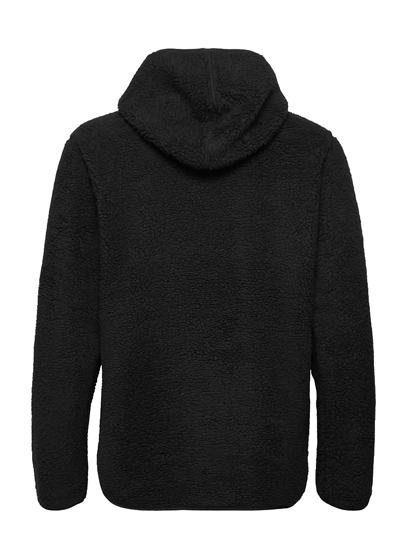 H2O - Langli Hooded Pile Jacket - efterårsjakker - black - 1