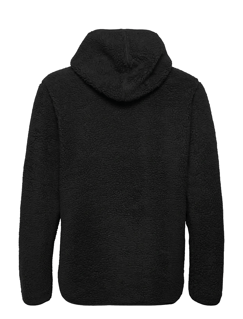 H2O - Langli Hooded Pile Jacket - vårjackor - black - 1