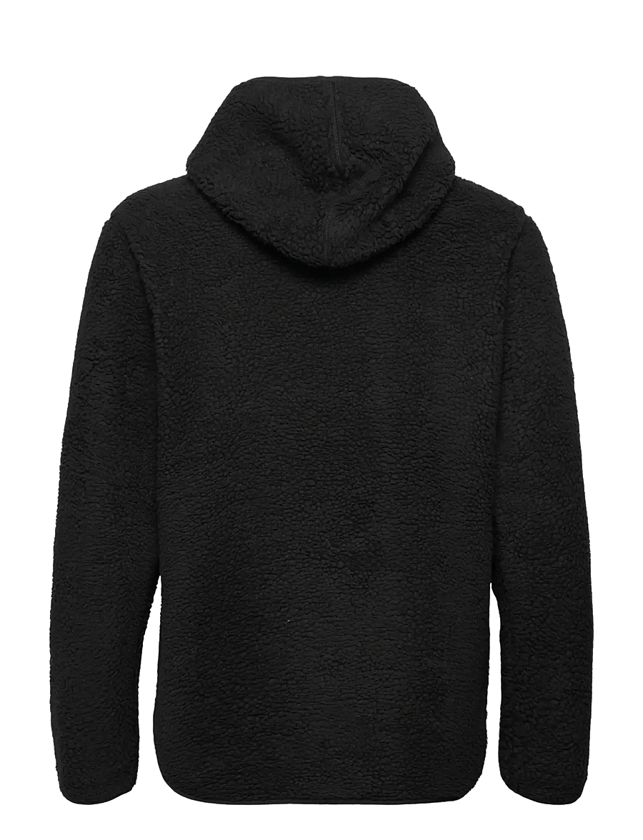 H2O - Langli Hooded Pile Jacket - kevadjoped - black - 1
