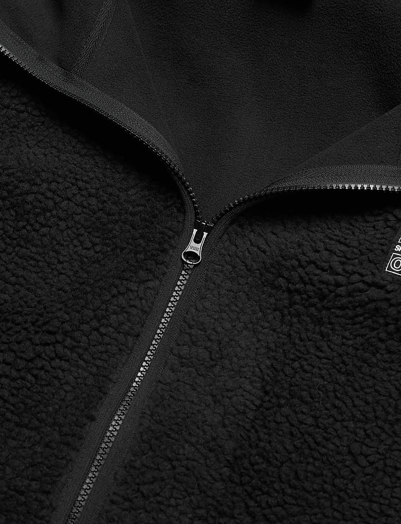 H2O - Langli Hooded Pile Jacket - vårjackor - black - 2